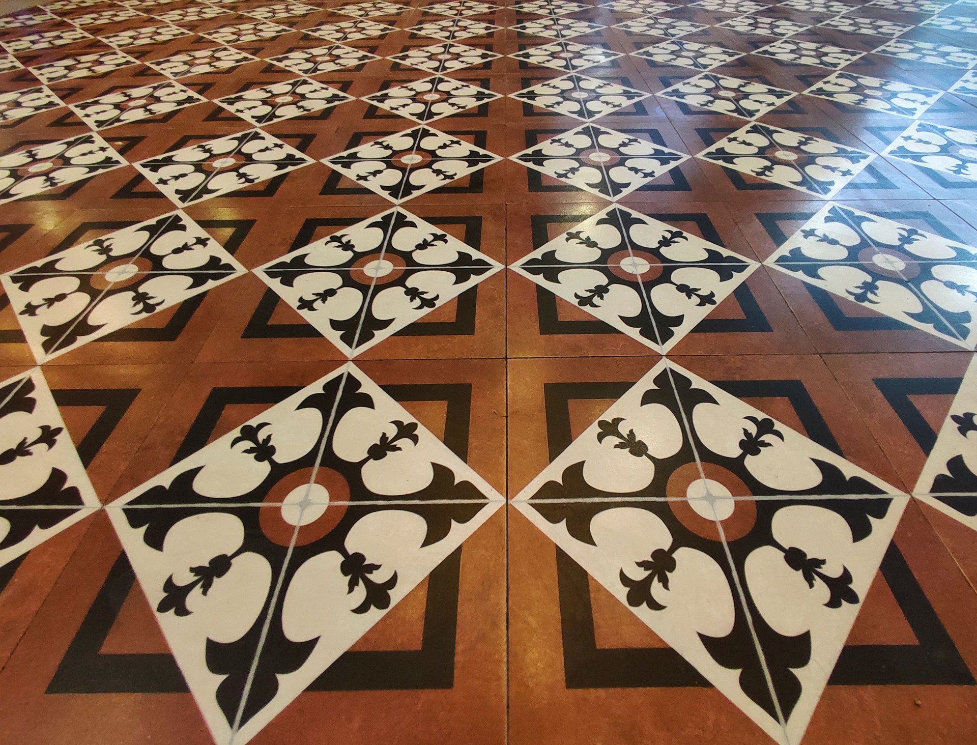 Design Pattern Traditional On Indoor Floor