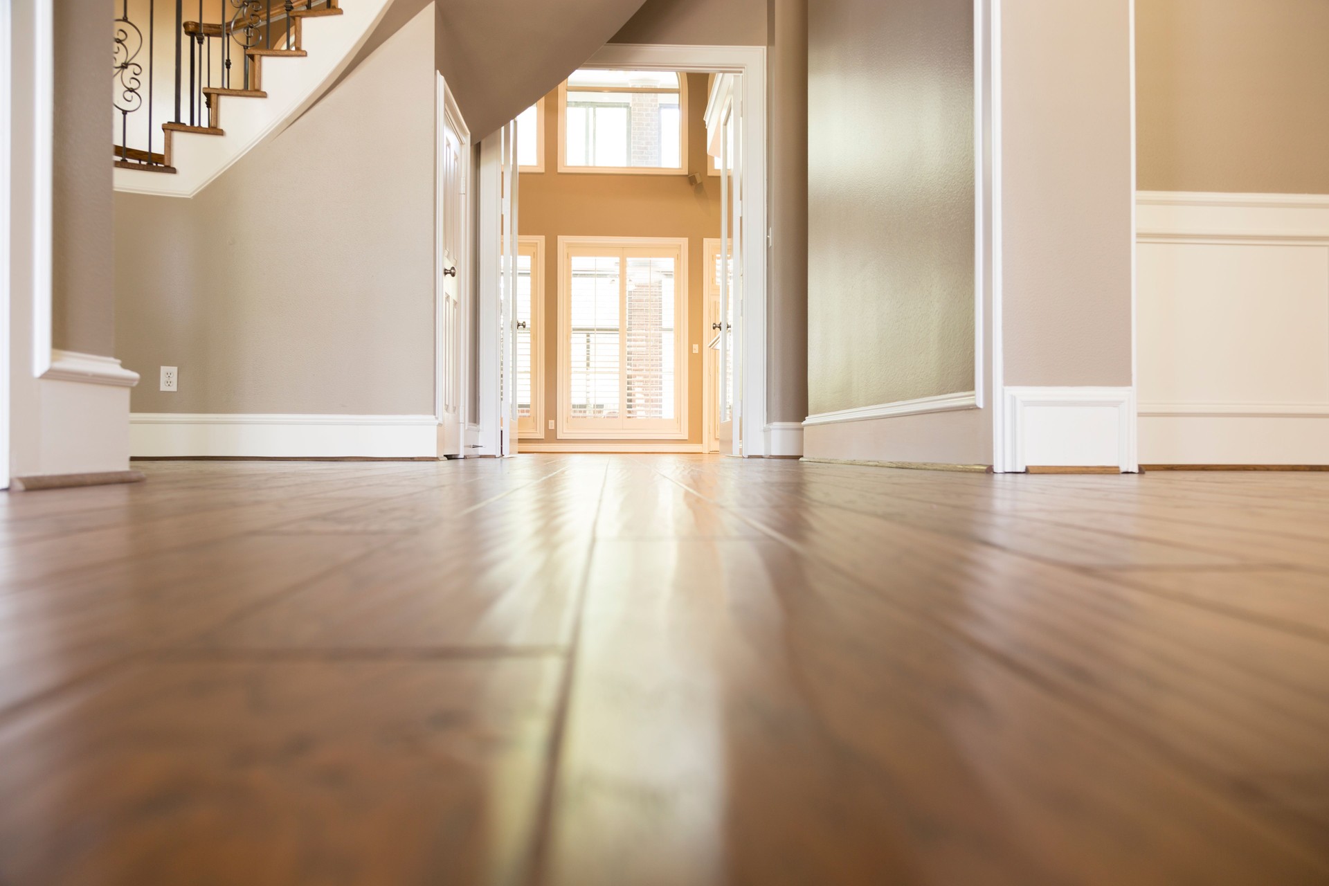 Homes and Architecture:  Lovely wooden flooring in home.